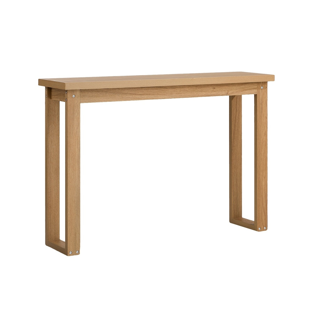 Ski-leg Oak Wood Console Table