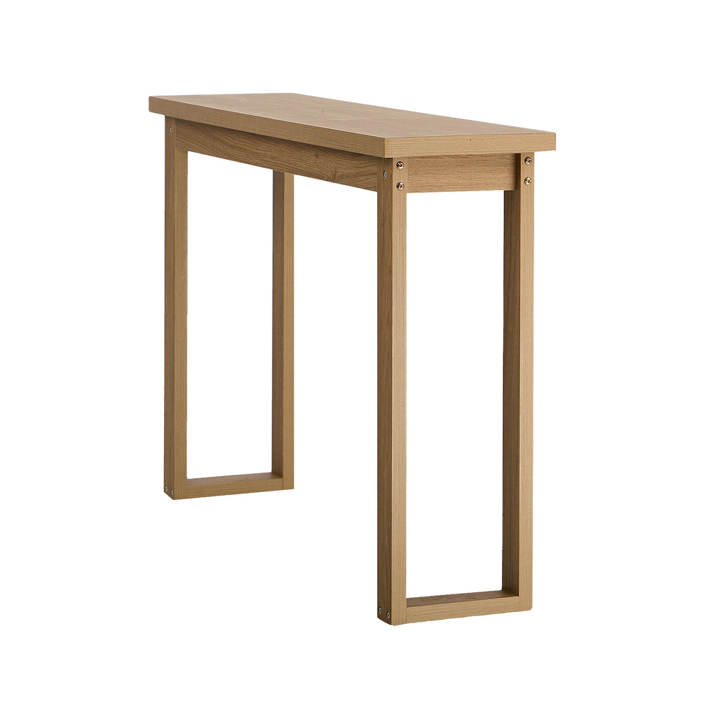 Ski-leg Oak Wood Console Table