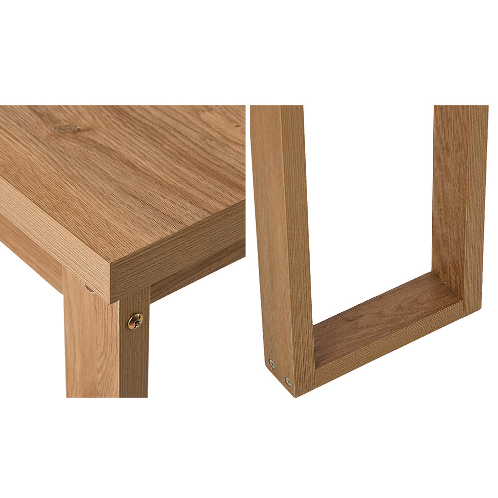 Ski-leg Oak Wood Console Table