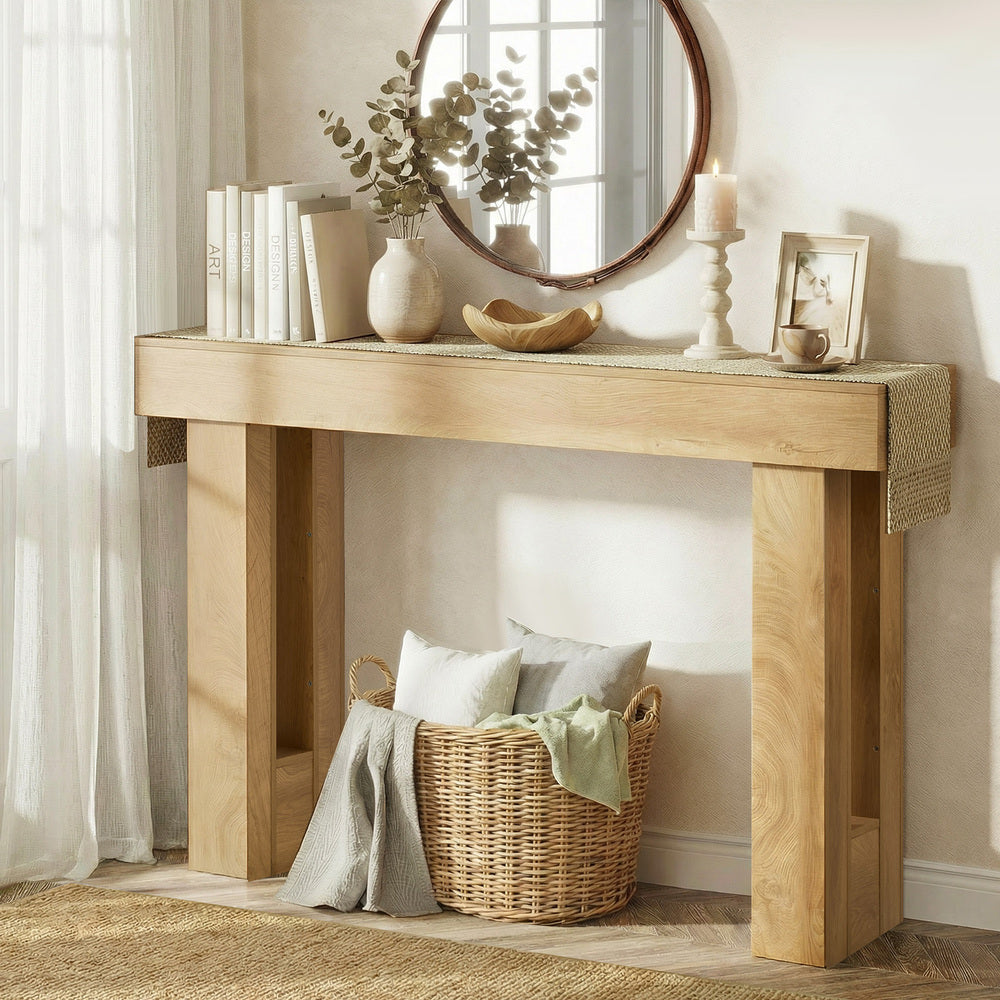 Felipe Console Table Oak