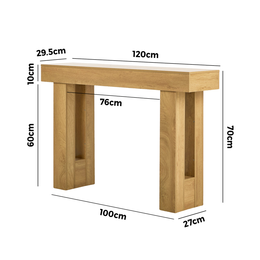 Felipe Console Table Oak