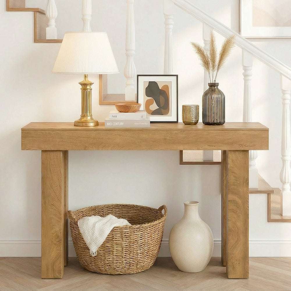 Felipe Console Table Oak