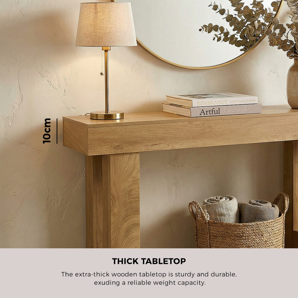 Felipe Console Table Oak