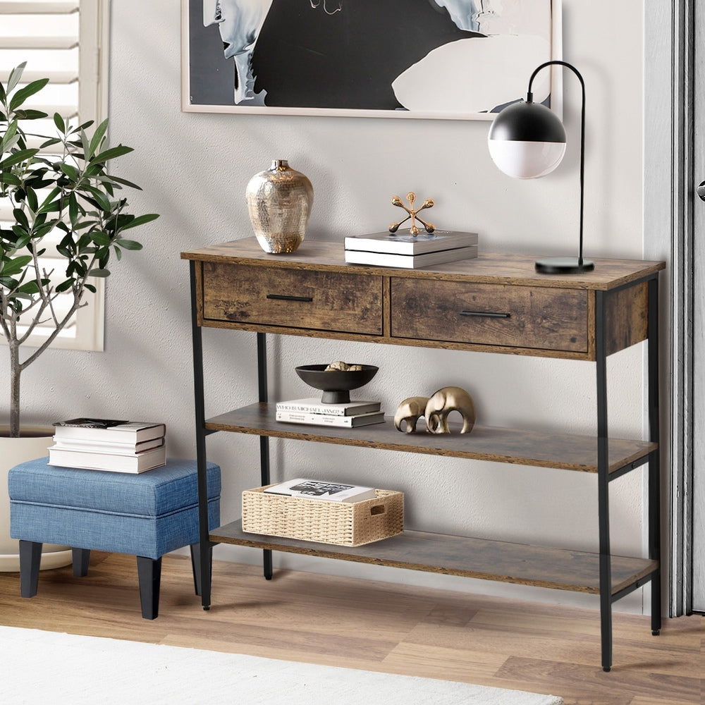 Caralie Console Table Brown