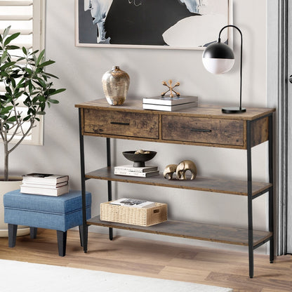 Caralie Console Table Brown