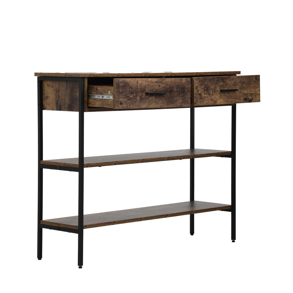 Caralie Console Table Brown