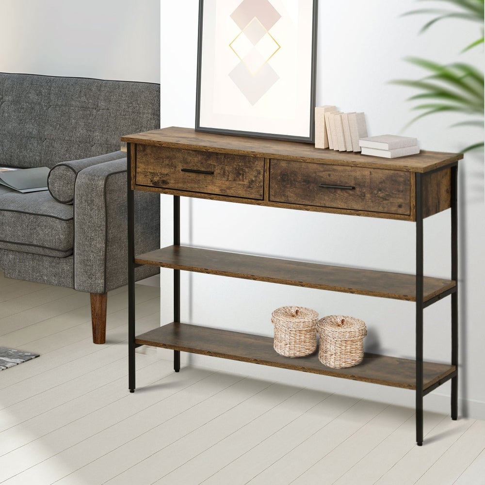 Caralie Console Table Brown
