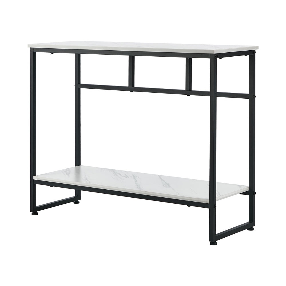 Aria Marble  Console Table Black