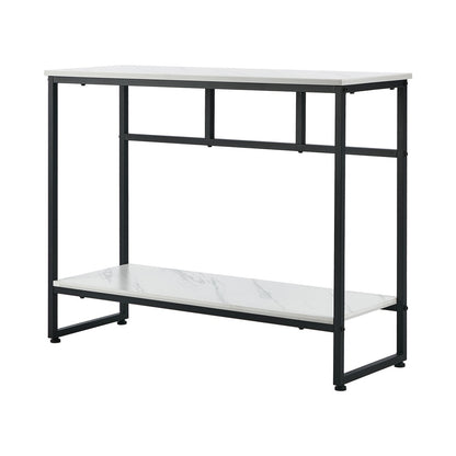 Aria Marble  Console Table Black