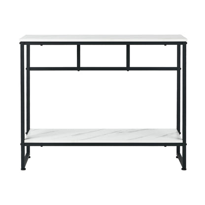 Aria Marble  Console Table Black