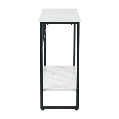 Aria Marble  Console Table Black