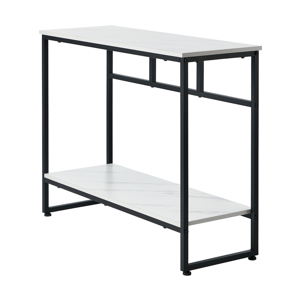 Aria Marble  Console Table Black