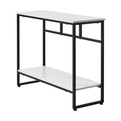 Aria Marble  Console Table Black