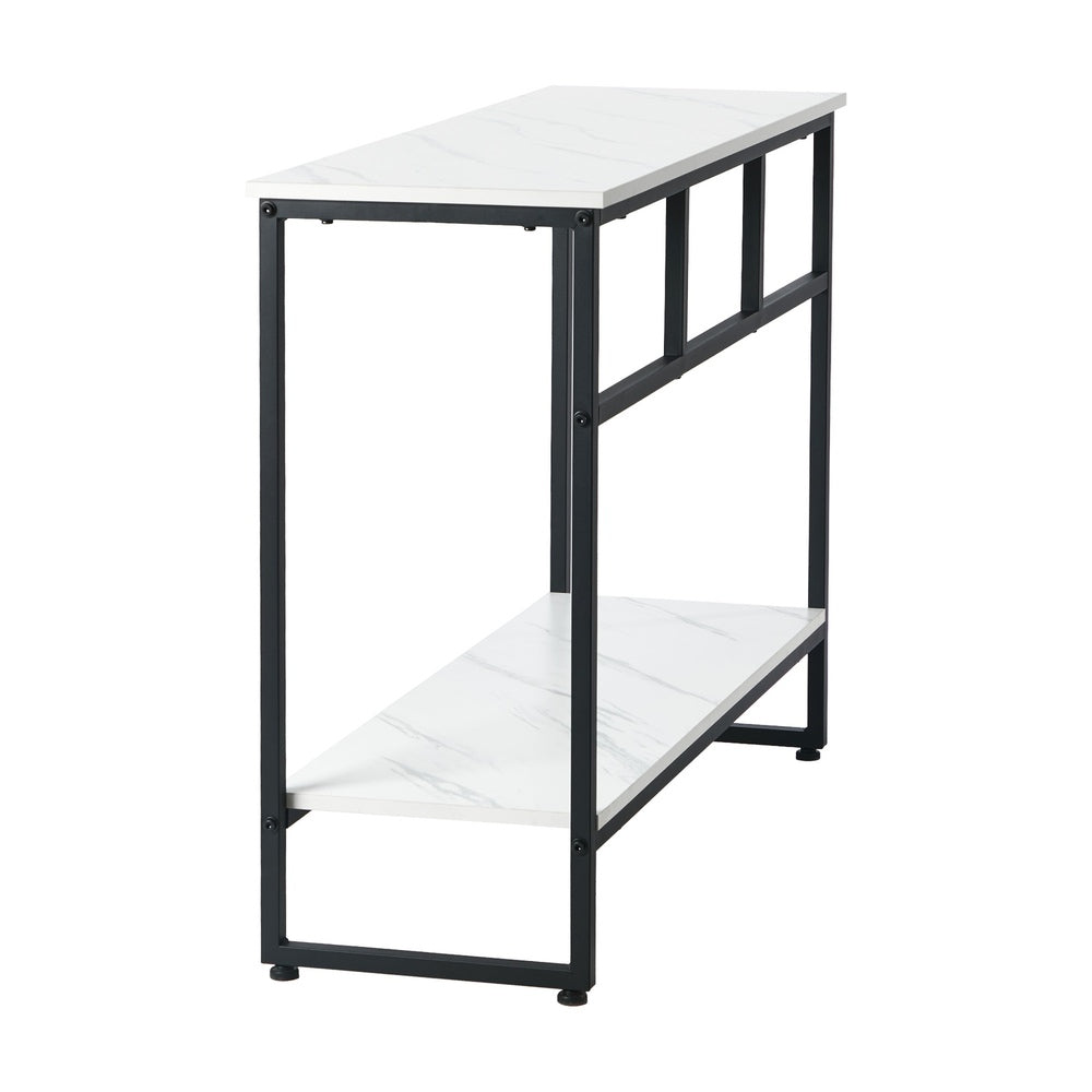 Aria Marble  Console Table Black