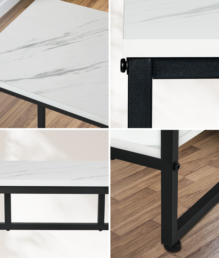 Aria Marble  Console Table Black