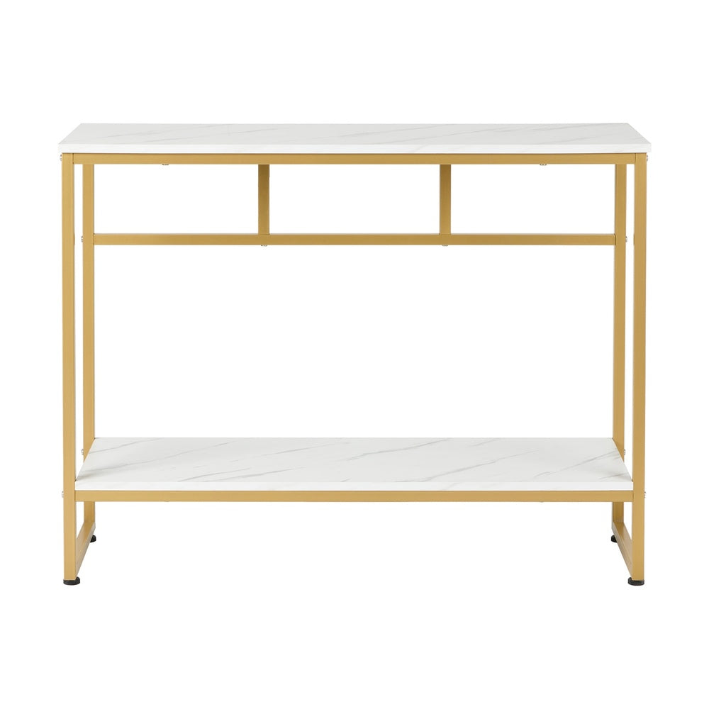 Aria Marble  Console Table Gold