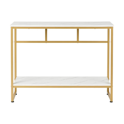 Aria Marble  Console Table Gold