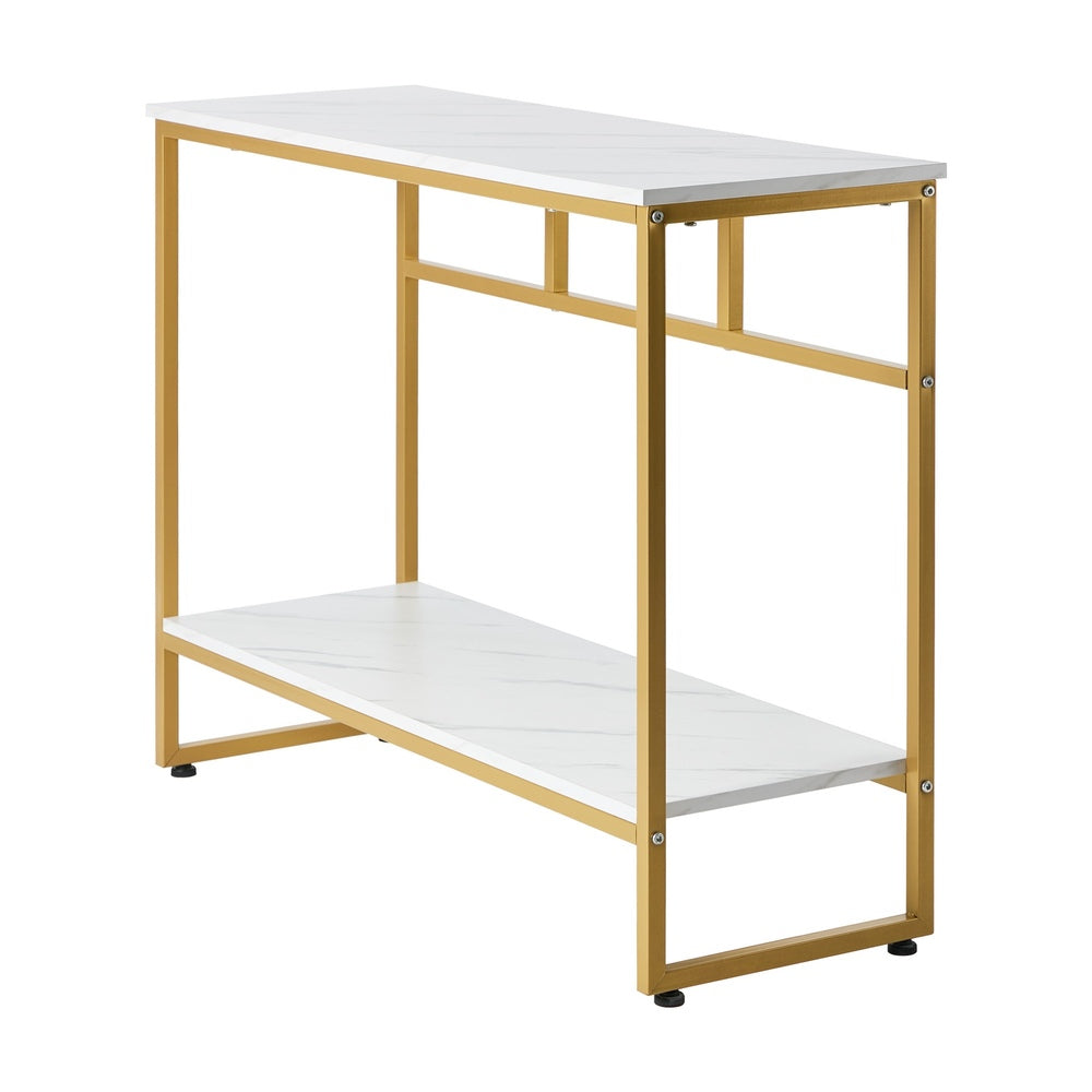 Aria Marble  Console Table Gold