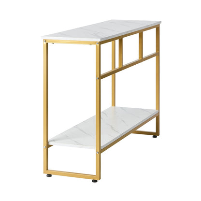 Aria Marble  Console Table Gold