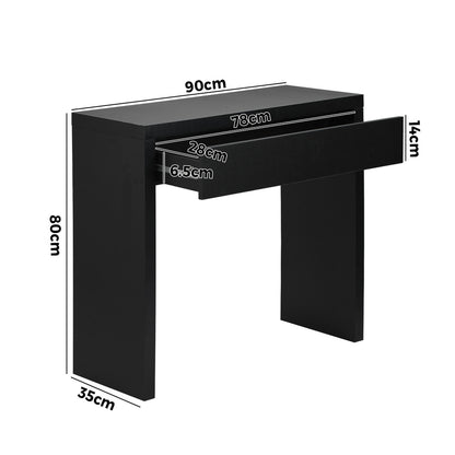 Winfred Console Table Black