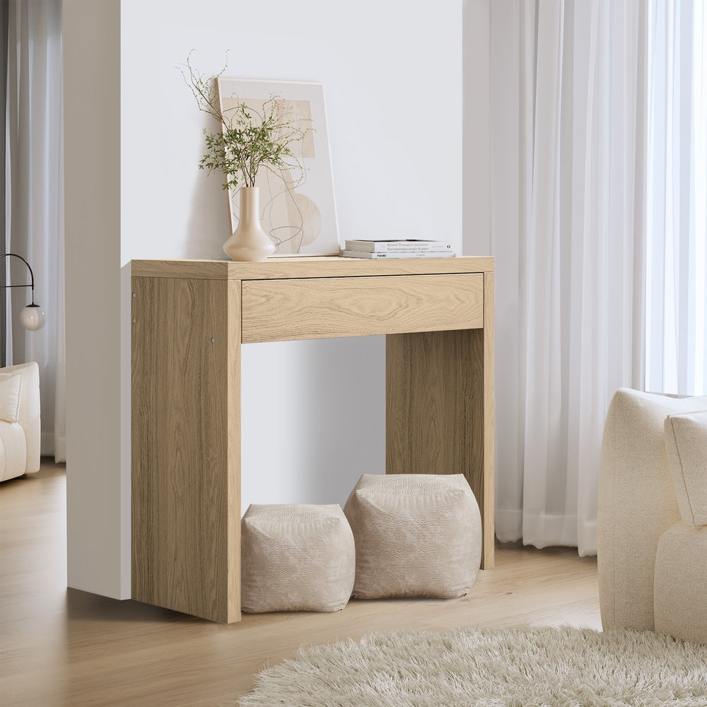 Claudia Console Table Natural Oak