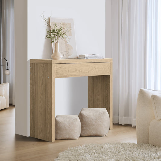 Claudia Console Table Natural Oak