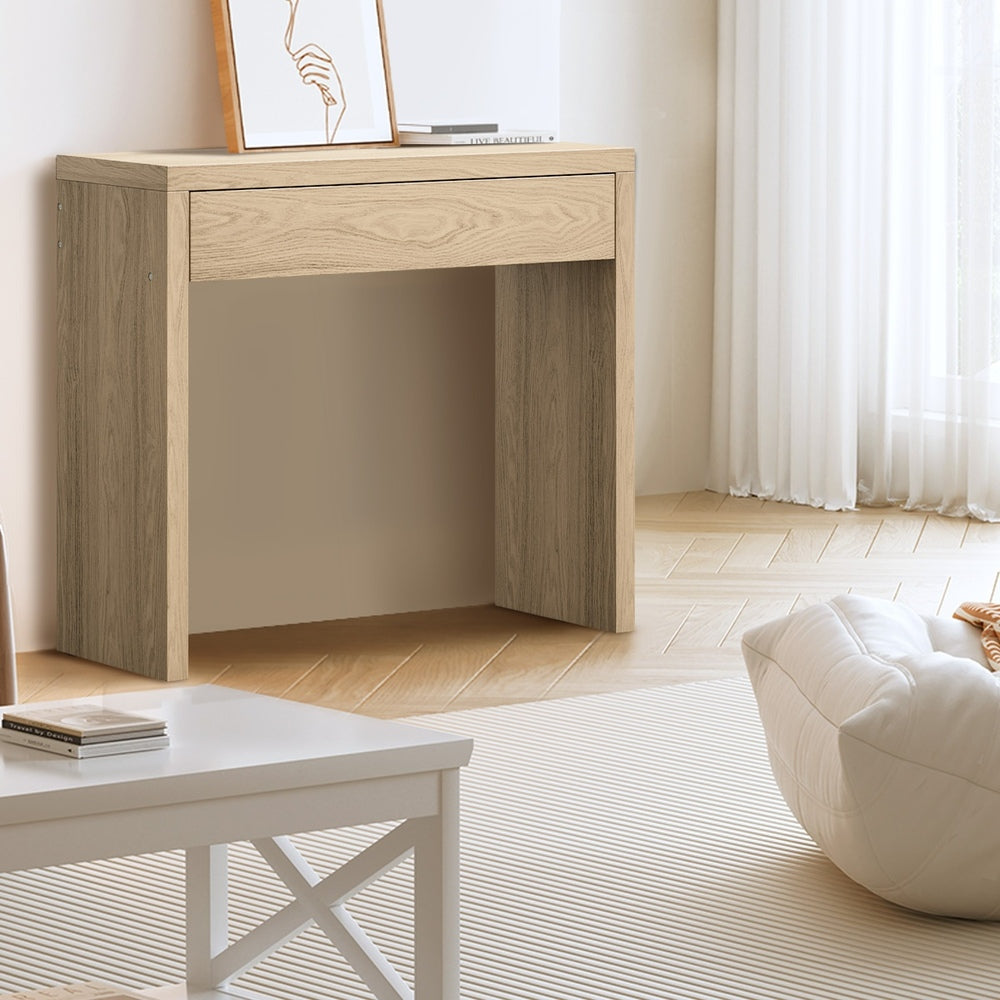 Claudia Console Table Natural Oak