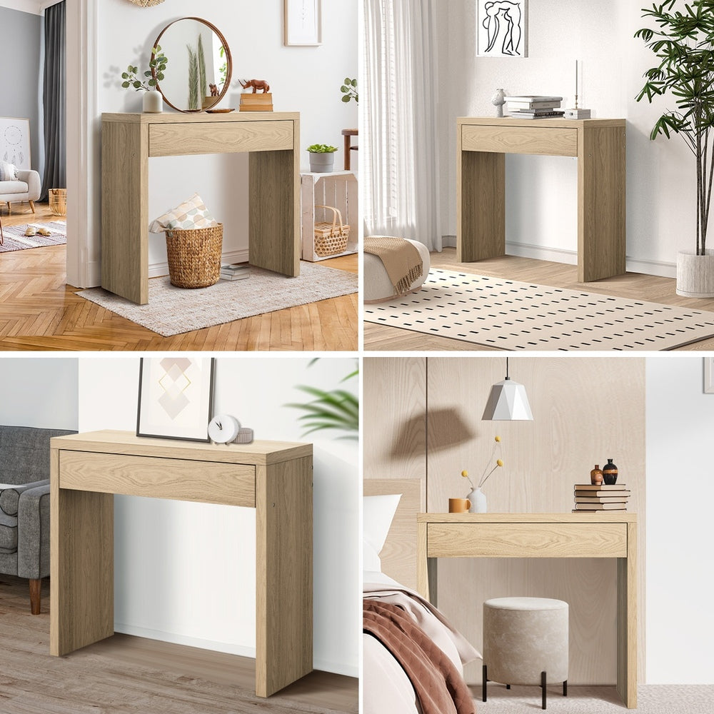 Claudia Console Table Natural Oak