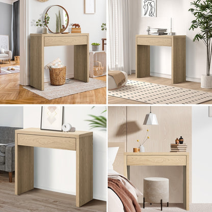 Claudia Console Table Natural Oak