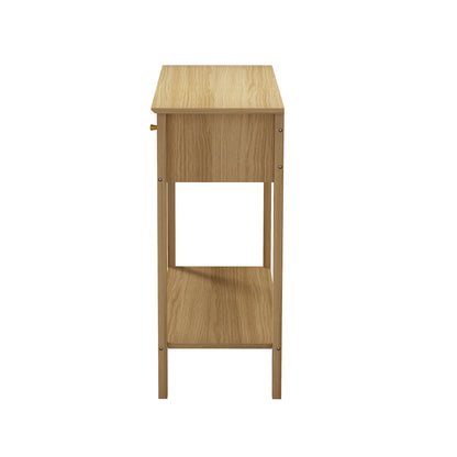 Hilda 2-Tier Console Table Natural Oak