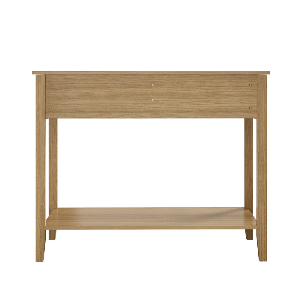 Hilda 2-Tier Console Table Natural Oak