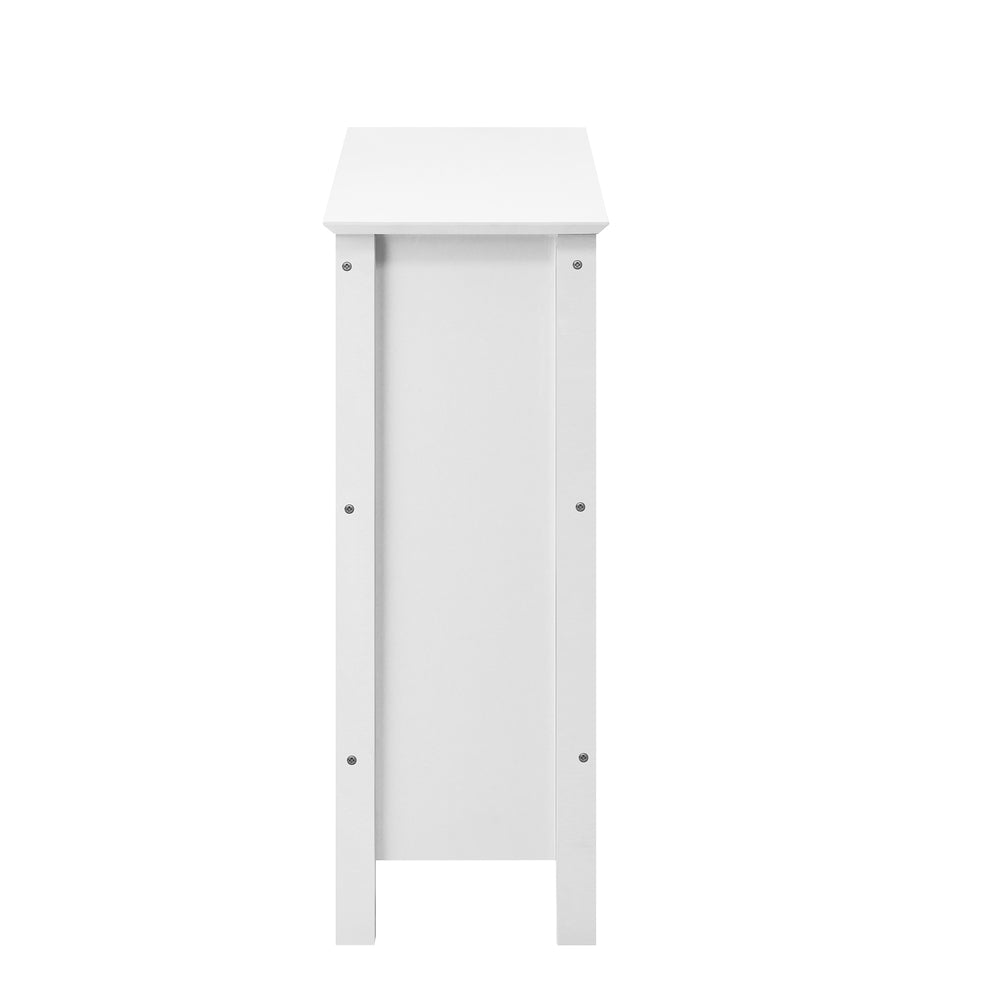 Holland 3-Tier Console Table White