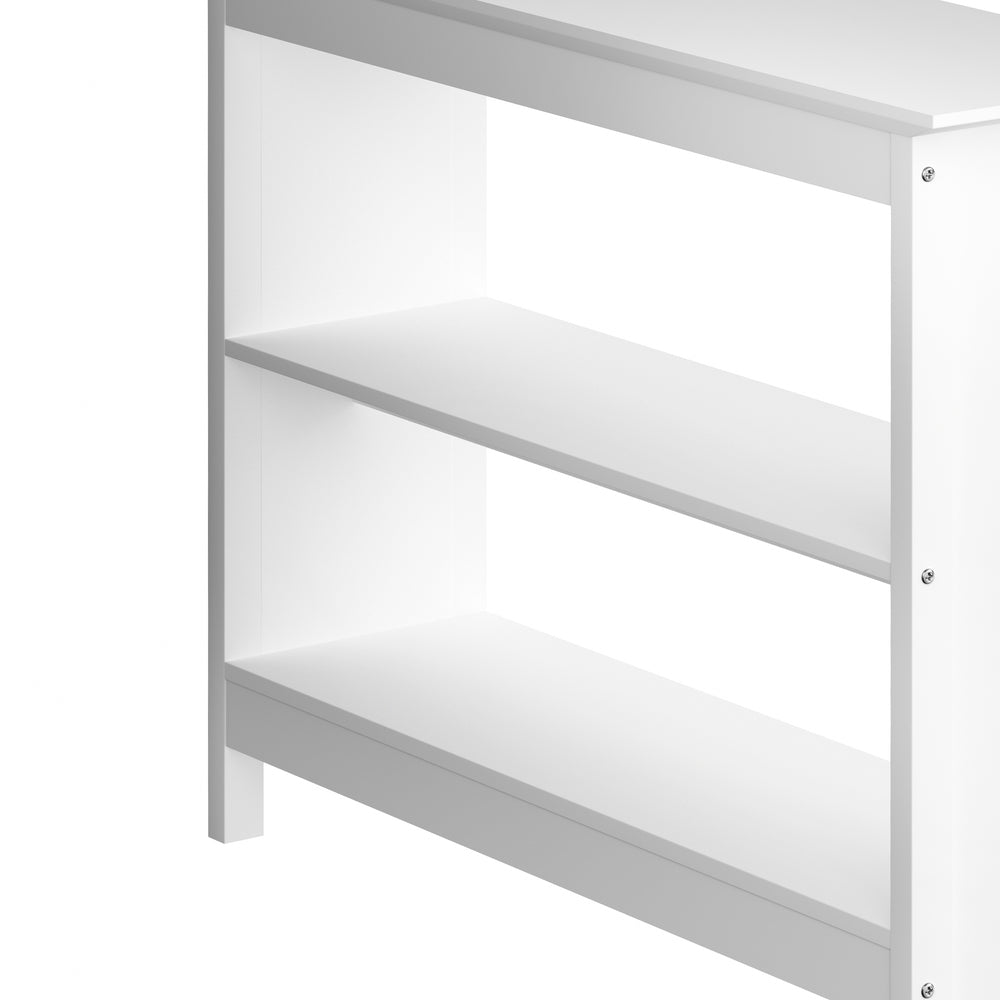 Holland 3-Tier Console Table White