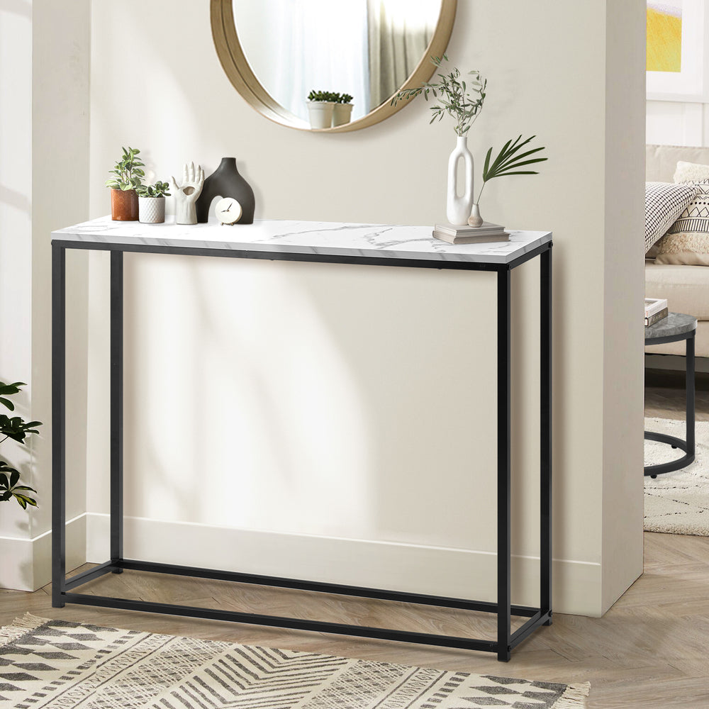 Boras Console Table White