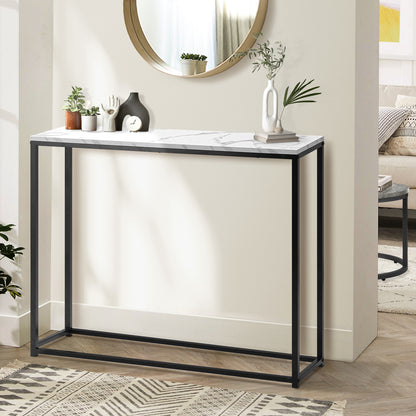 Boras Console Table White