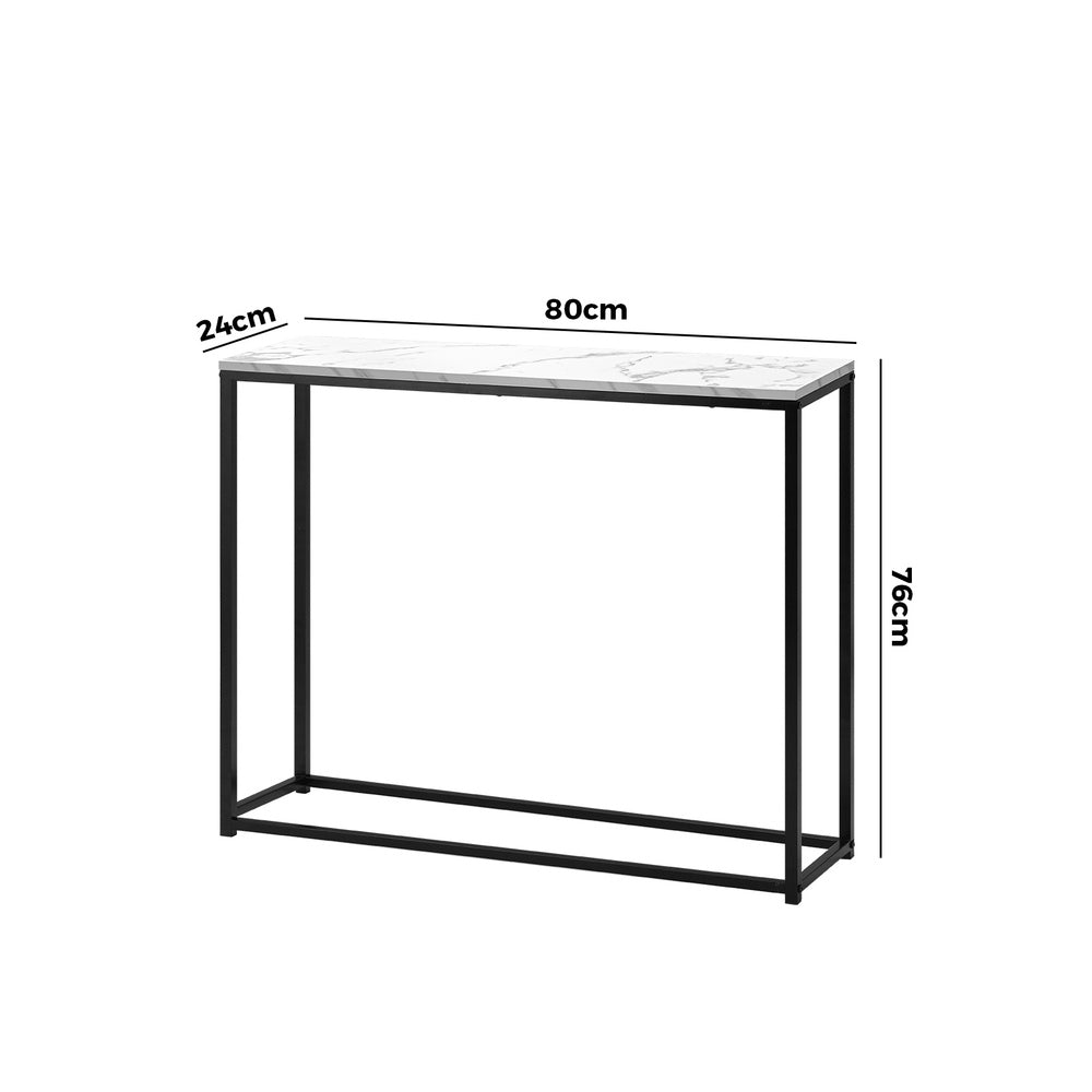 Boras Console Table White