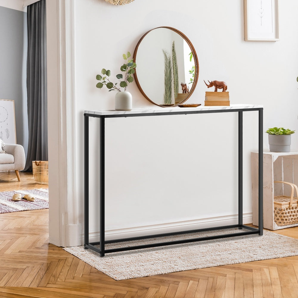 Boras Console Table White