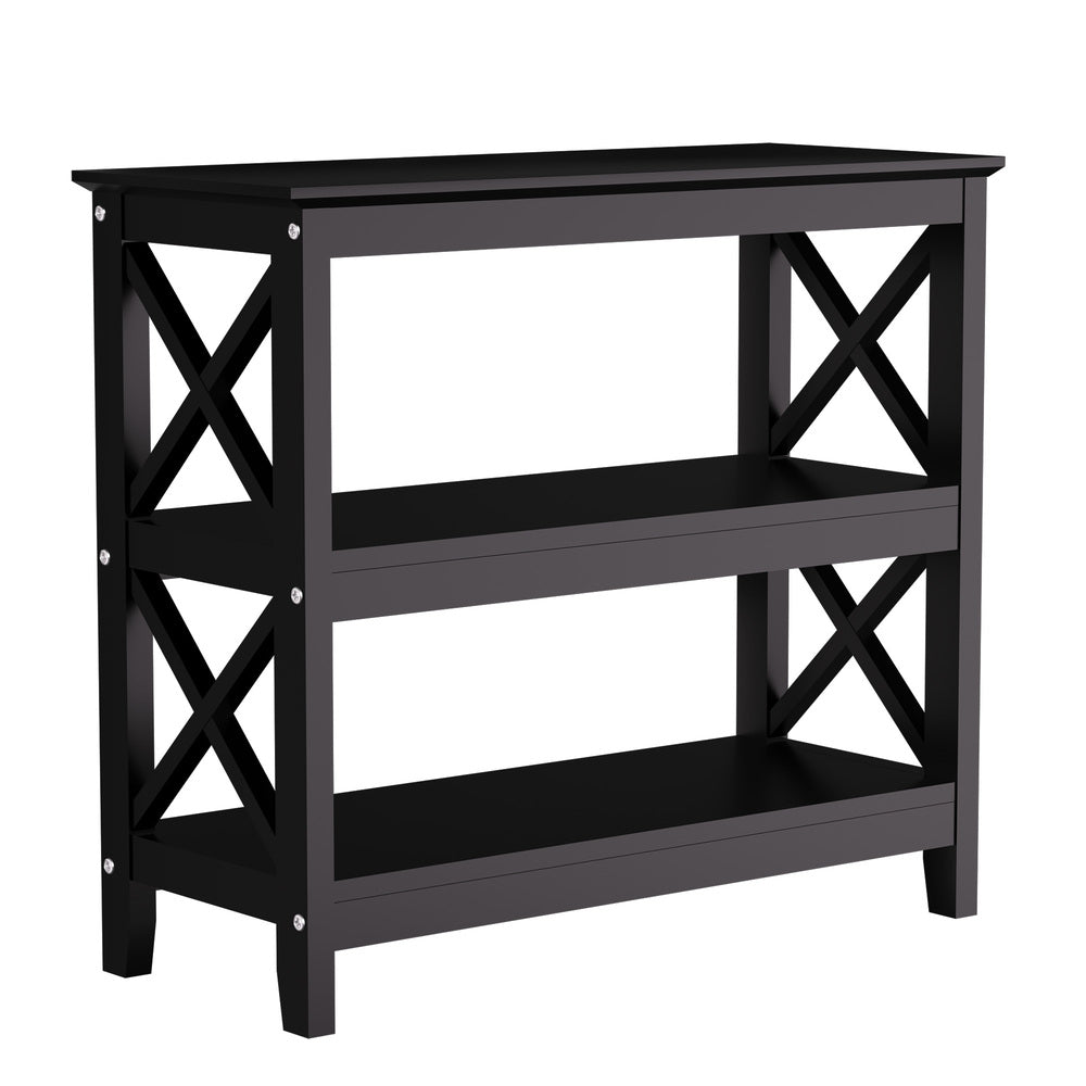 Camby 3-Tier Console Table Black