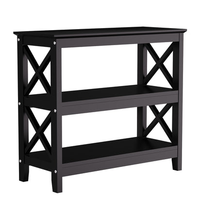 Camby 3-Tier Console Table Black