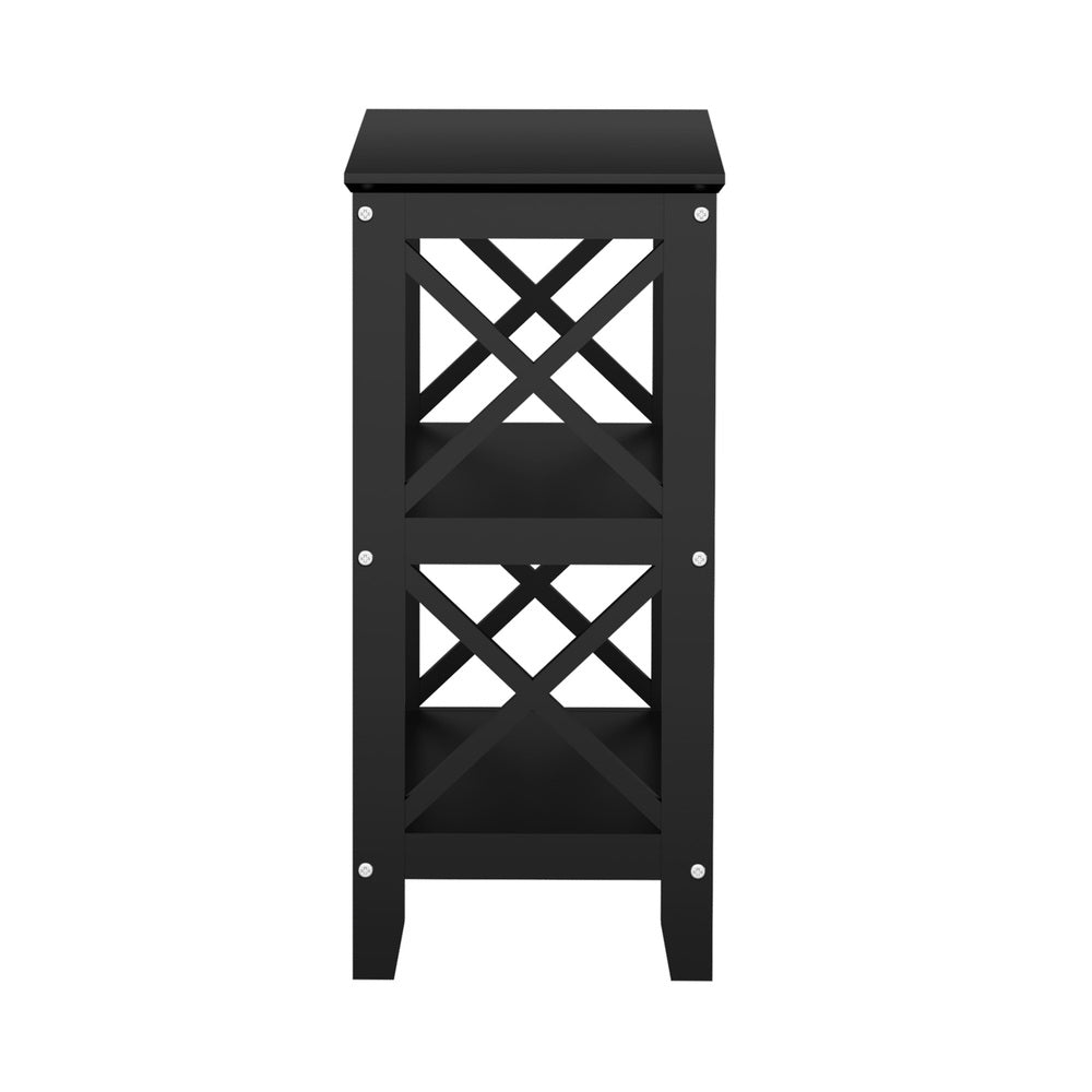 Camby 3-Tier Console Table Black