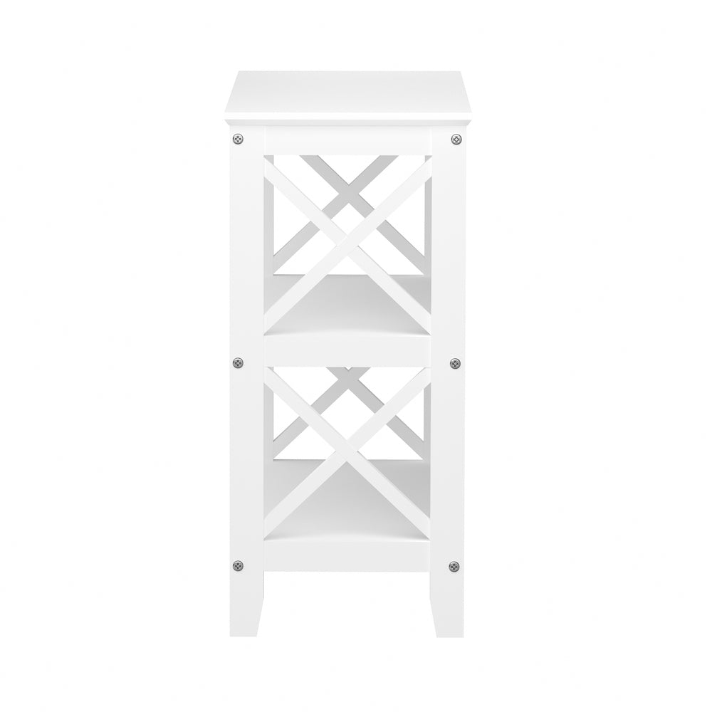Camby 3-Tier Console Table White