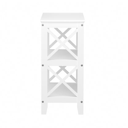 Camby 3-Tier Console Table White