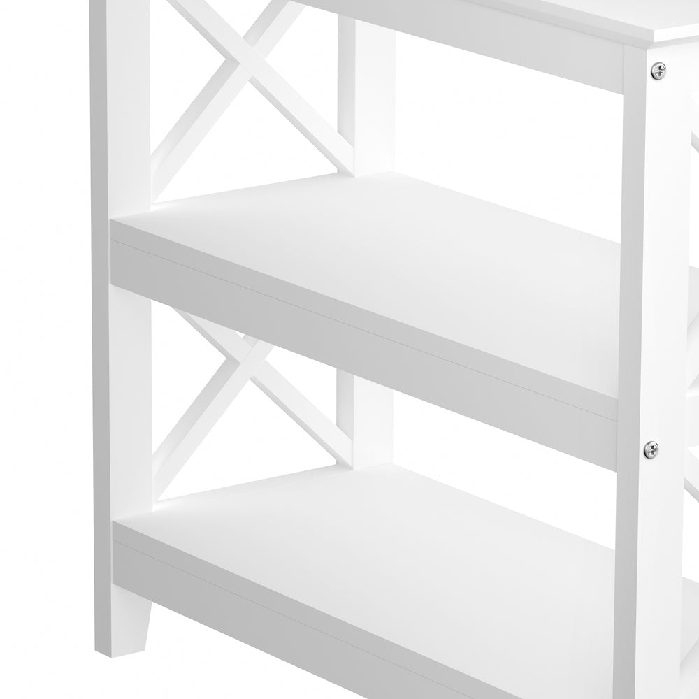 Camby 3-Tier Console Table White