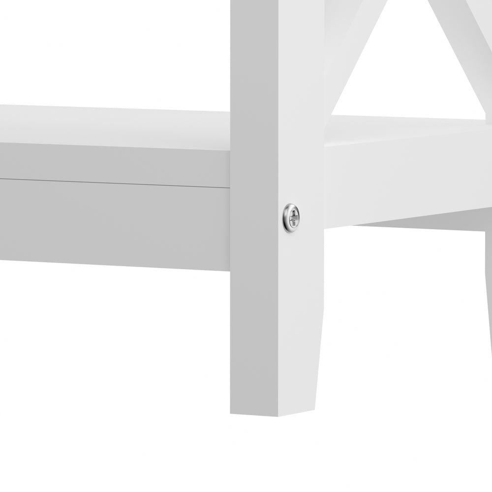 Camby 3-Tier Console Table White