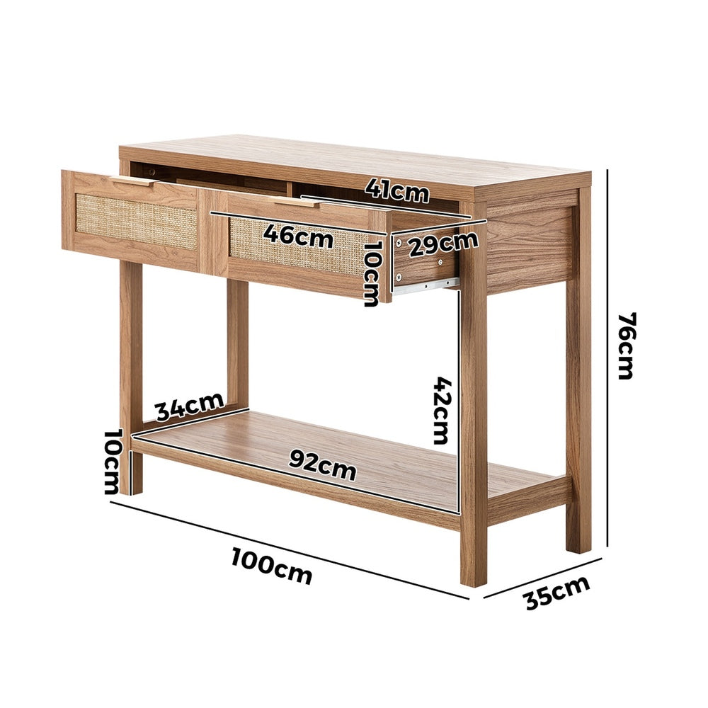 Weller Console Table Oak
