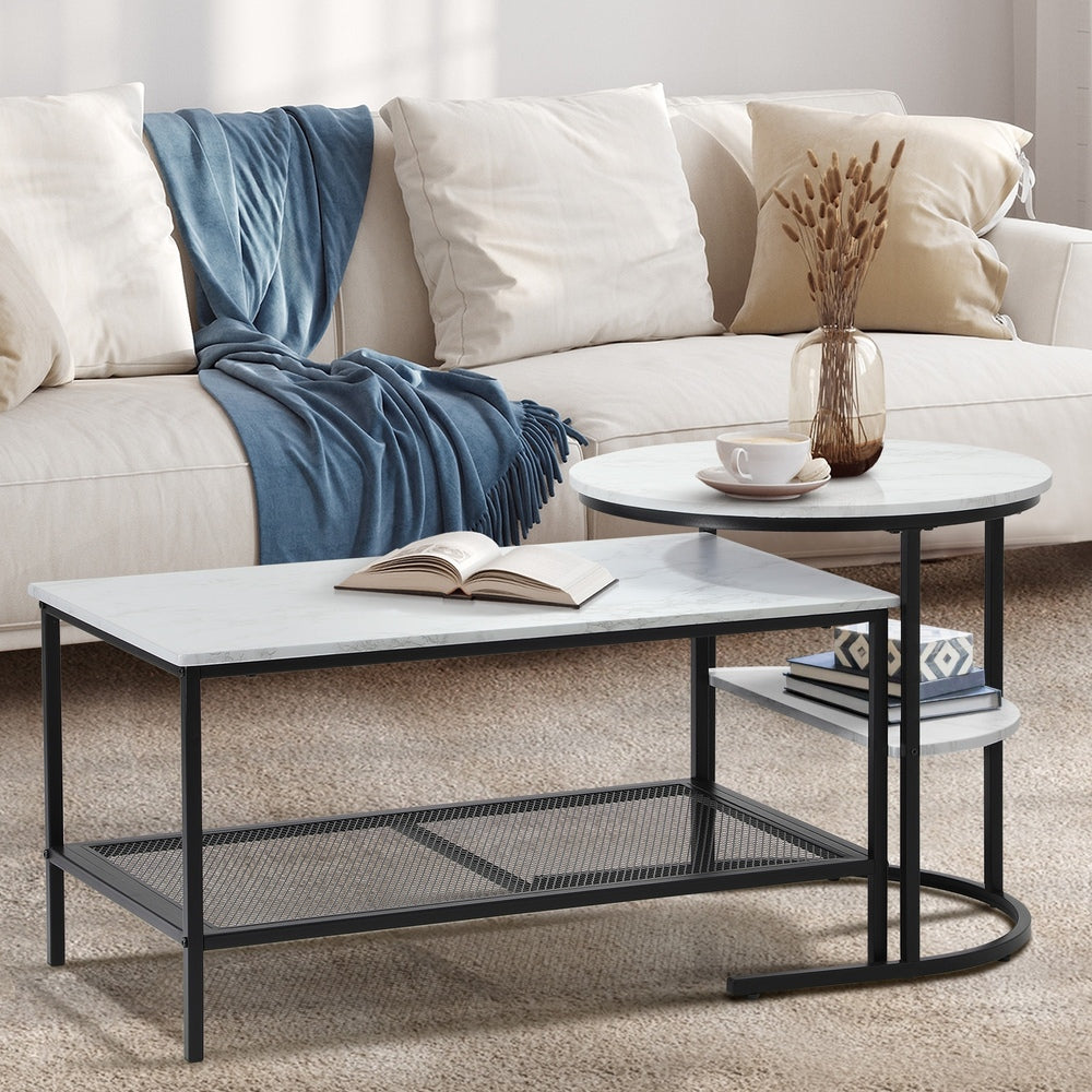 Aiden Nesting Coffee Table Set