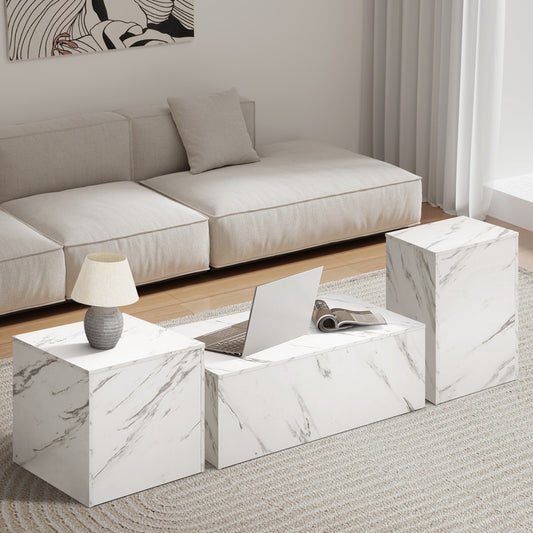 3 Piece Kinsley Coffee & Side Table Set