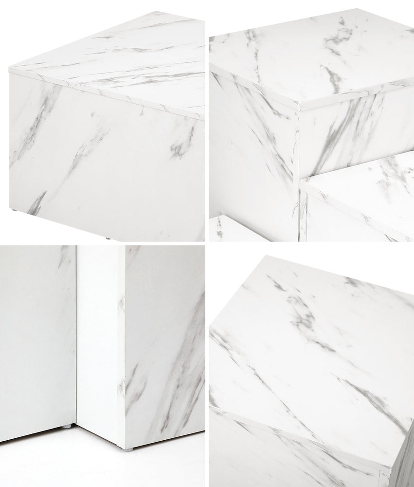 3 Piece Kinsley Coffee & Side Table Set