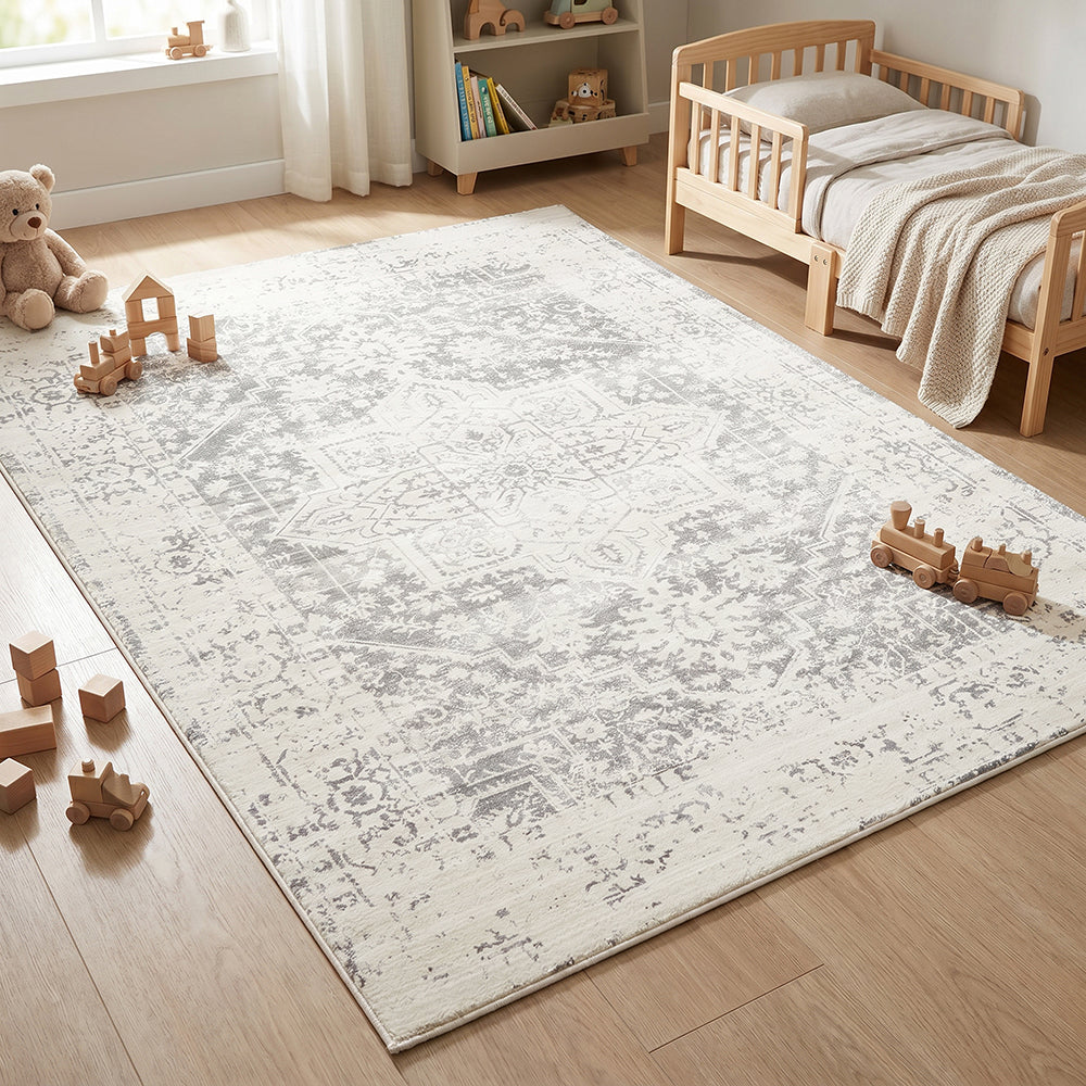 Cushy Asha Silver Rug