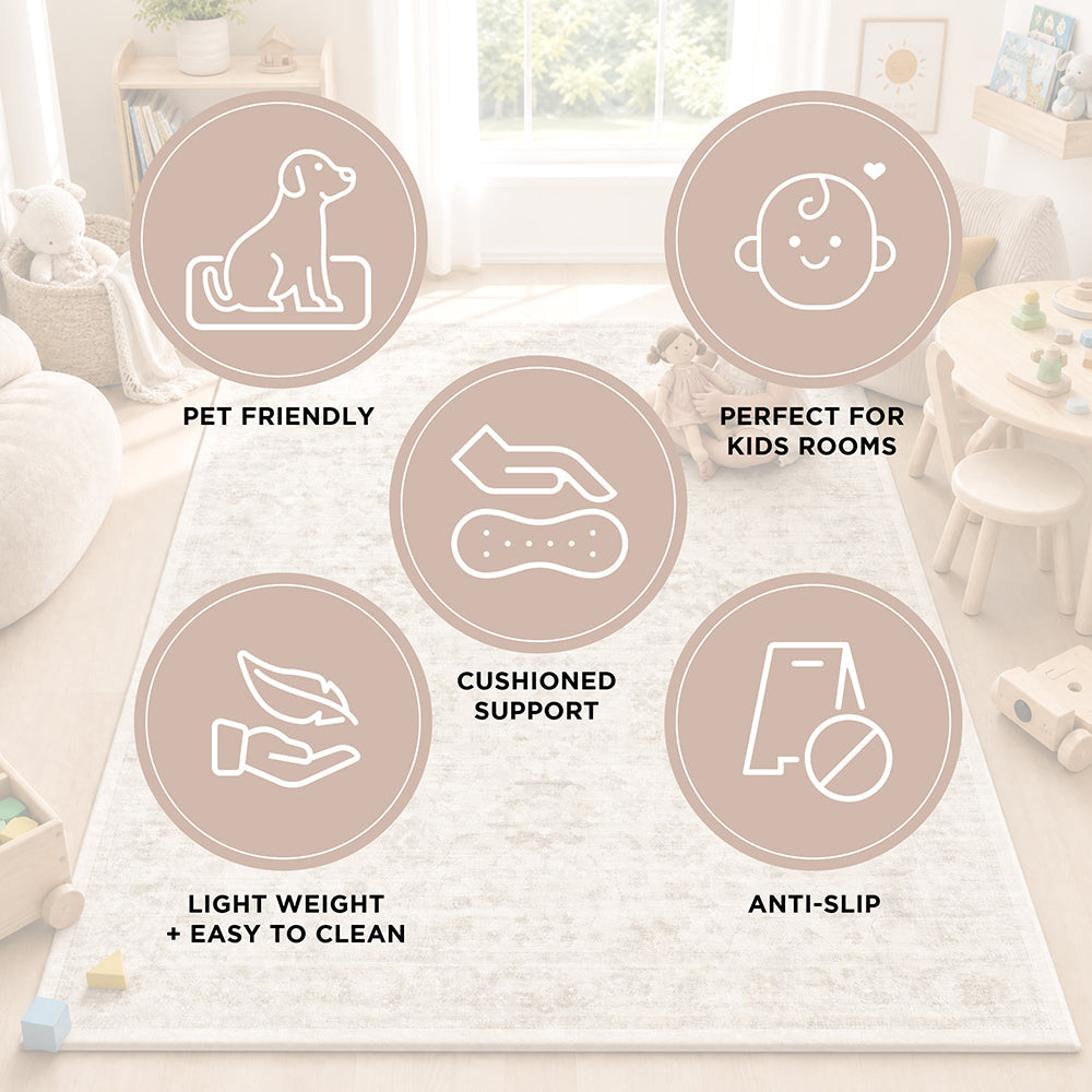 Cushy Enya Natural Rug